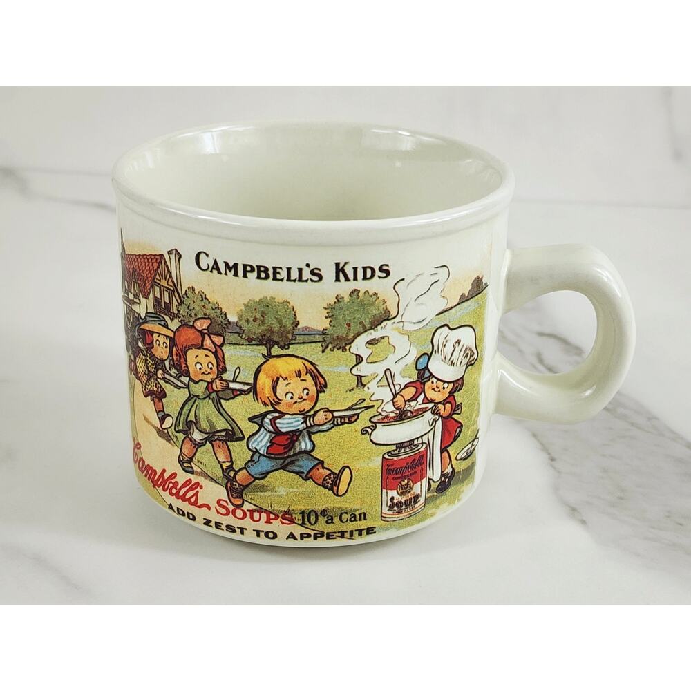 Campbell's Soup Co. Coffee Mug Teacup 8oz By Westwood 3" 1994 Kid Edition Vtg